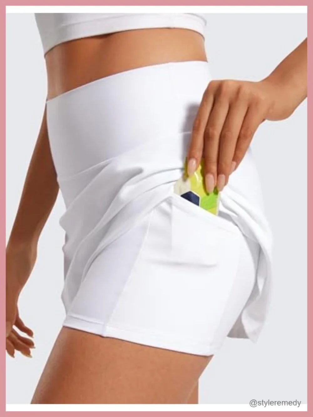 Butterluxe High Waisted Tennis Skort, Built-in Shorts with Pockets, A-Line,
